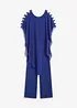 Jumpsuit med cape i lett chiffon, bonprix