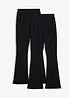 Varmende Bootcut-leggings (2-pack), bonprix