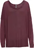 Oversized, strikket genser i viskosemiks, bonprix