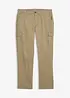 Regular Fit-cargobukse med stretch og varmt fôr, Straight, bonprix