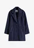 Kort, oversized kåpe i bouclé, bonprix