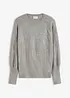 Genser med strass-applikasjon, bonprix