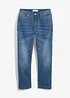 Termojeans med flannelfôr, Slim Fit, tapered, bonprix