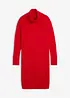 Oversized, strikket kjole med høy, vid hals, bonprix