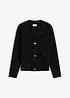 Cardigan med hullmønster, bonprix