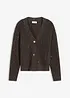 Cardigan med hullmønster, bonprix
