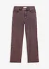 Twillbukse i Acid Washed-materiale, bonprix