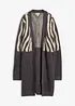 Strikket kåpe med sebratrykk, bonprix