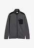 Jakke i strikket fleece med praktiske lommer og sporty detaljer, bonprix