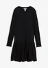 Trikotkjole med ballongskjørt, bonprix