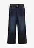 Wide-leg-termojeans med jerseyfôr, Mid Waist, bonprix