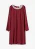 Chiffonkjole med strass-applikasjon, bonprix