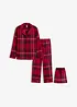 Vevd pyjamas i flanell, bonprix