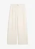 Bukse i behagelig Punto di Roma-materiale med vide ben, bonprix