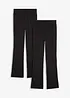 Utsvingt leggings (2-pack), bonprix