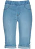 Jeans-bermuda med elastisk linning, bonprix