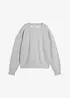 Oversized sweatshirt i bomullsmiks, bonprix