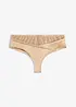 String-panty med sømløst bakstykke, bonprix