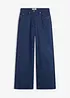 Wide Leg-bukse av bomullstretch, bonprix