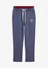Joggebukse av 100% bomull med sporty detaljer, bonprix