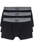 Boksershorts med bomull i ettersittende modell (3-pack), bonprix