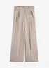 Vid bukse med nålestripe-mønster, bonprix