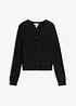 Cardigan med ull og fine knapper, bonprix