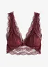 Bralette i tynt blondemateriale, bonprix