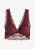 Bralette i tynt blondemateriale, bonprix