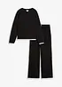 Treningsdrakt i bomull (Sett i 2 deler), bonprix