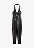 Catsuit ouvert i wetlook, bonprix