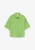 Boxy bluse i lett kreppet materiale, bonprix