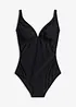 Shape-badedrakt med V-hals, lett formende, bonprix