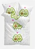 Sengesett med avocadoer, bonprix
