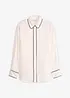 Bluse av lett sateng, bonprix