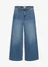 Wide Leg-jeans Mid Waist, Full Length, bonprix