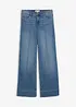 Wide Leg-jeans Mid Waist, Full Length, bonprix