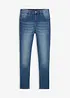 Skinny jeans i materiale med stretch og regulerbar linning, Straight, bonprix