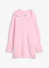 Oversized genser med krage, bonprix