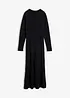 Maxikjole i finstrikk med kasjmir, bonprix