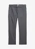 Regular Fit-chinos med belte og komfortlinning, Straight, bonprix