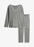 Pyjamas i 100% bomull, bonprix