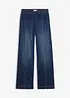 Wide Leg Jeans High Waist, komfortlinning, Full Length, bonprix