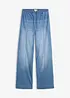 Wide Leg Jeans High Waist, komfortlinning, Full Length, bonprix