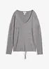 Oversized sweatshirt i strikket stil, bonprix