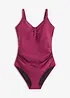 Shape-badedrakt med rynkinger, middels formende, bonprix