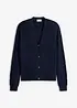 Finstrikket cardigan i viskosemiks, bonprix