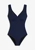 Shape-badedrakt med V-hals, middels formende, bonprix