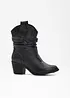 Cowboyboots med rynket skaft, bonprix