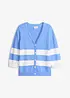 Cardigan med striper, bonprix